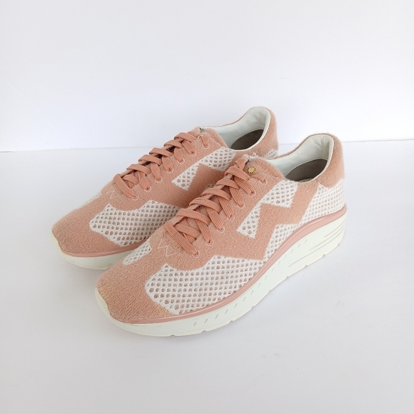 Stuart Weitzman Hartlee Knit Sneakers Size 40 - Picture 8 of 11